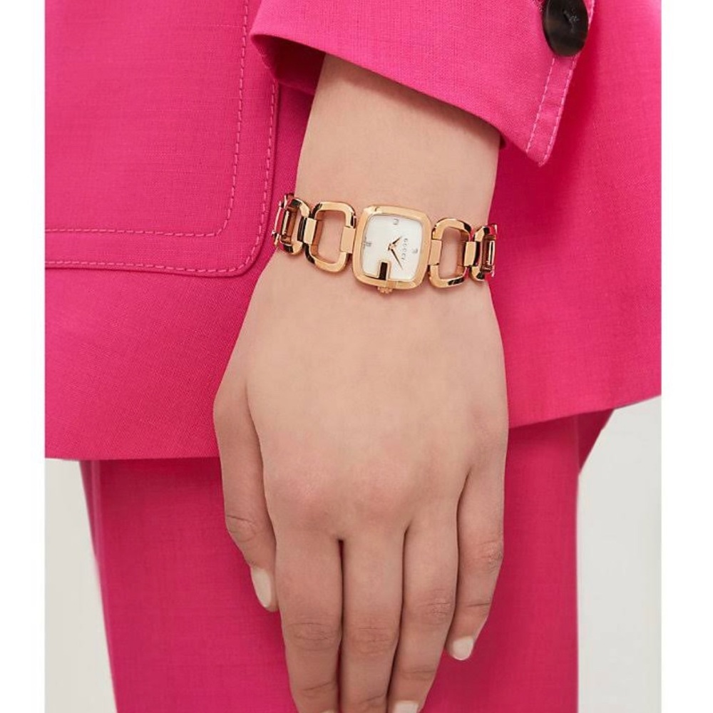 1️⃣0️⃣0️⃣0️⃣ Gucci G-Gold-Tone Diamond Watch🛍🎁